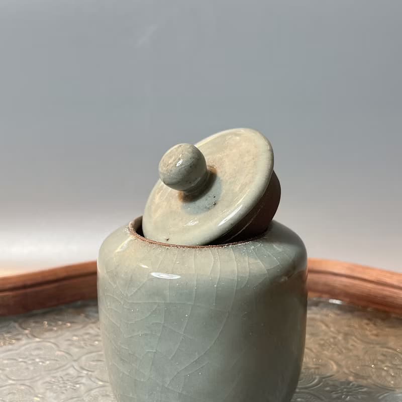 青瓷小茶罐 / 2兩小茶倉 / 小平凡手作