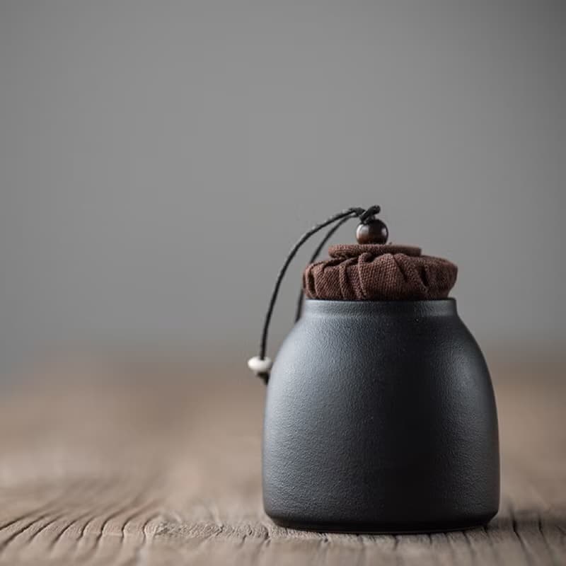 聞說|云起黑砂釉日式粗陶一壺兩杯快客杯