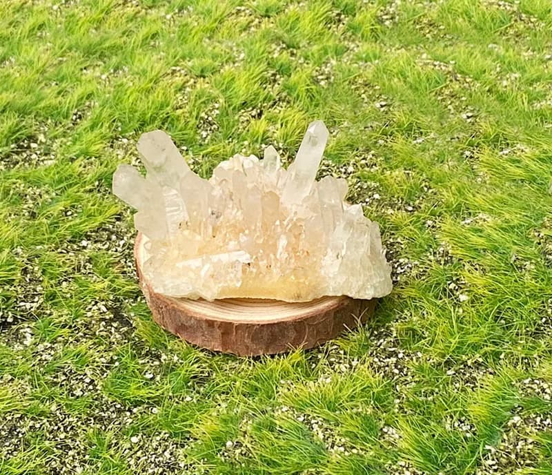 天然原礦能量白水晶簇 療癒 開運 消磁手鍊 快速出貨 入厝禮物