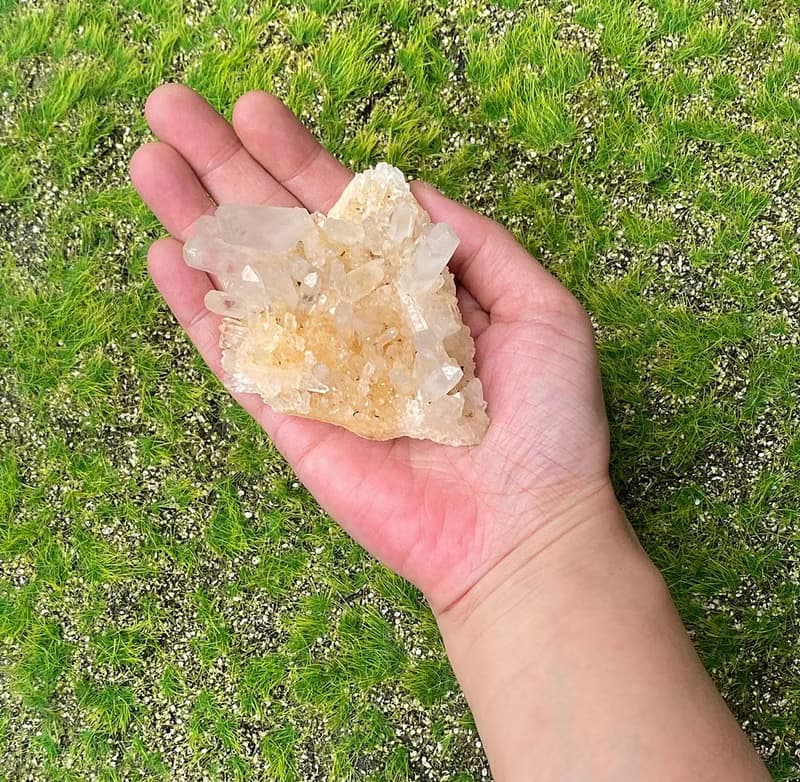 天然原礦能量白水晶簇 療癒 開運 消磁手鍊 快速出貨 入厝禮物
