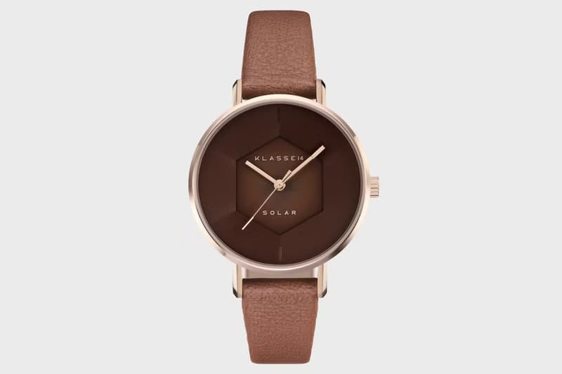 Volare Solar 34MM / 39MM  棕色香檳金手錶