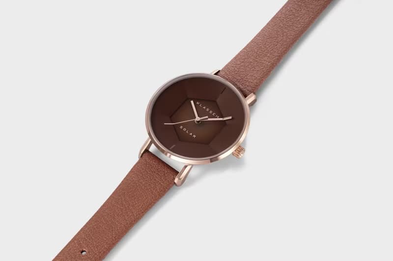 Volare Solar 34MM / 39MM  棕色香檳金手錶