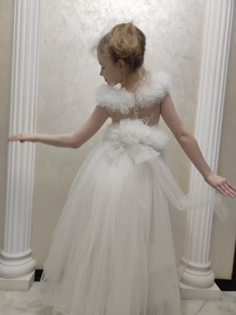 用於婚禮 生日 音樂會和其他慶祝活動的緞面花童禮服