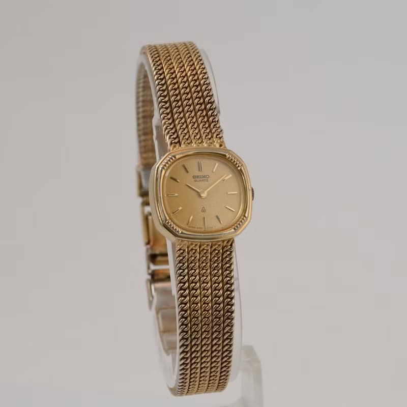 SEIKO 女性用腕時計 クォーツ 2320-5200 GOLD 1983年  手錶 古董錶 復古手錶