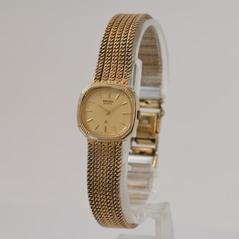SEIKO 女性用腕時計 クォーツ 2320-5200 GOLD 1983年  手錶 古董錶 復古手錶