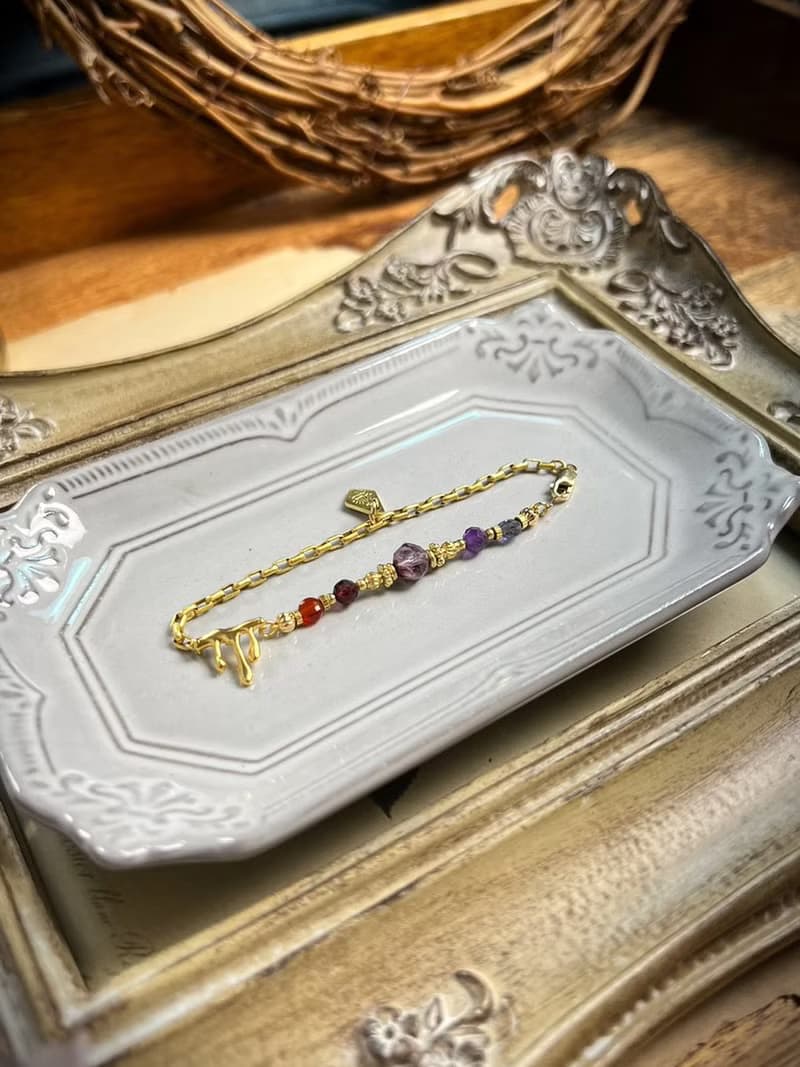 -百鬼夜行-天然水晶手鏈/黃銅手鍊