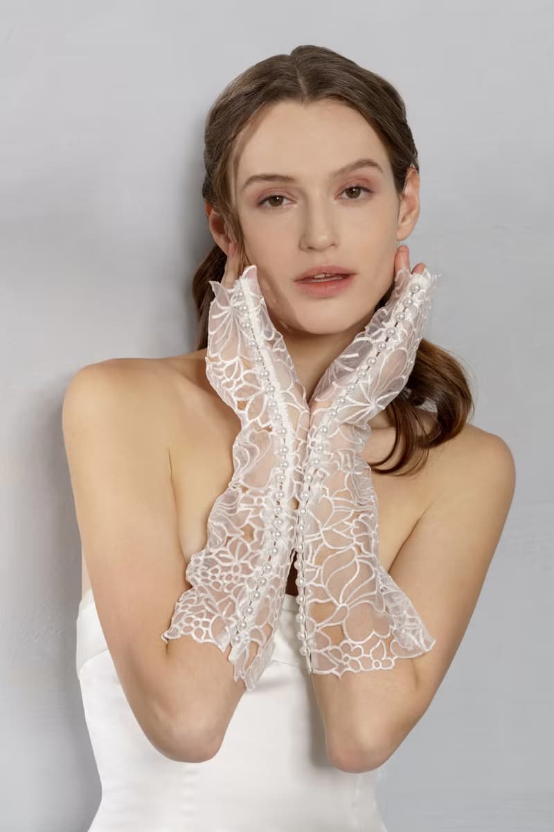 Sweet Pea 手掌開口中長手套(配件)