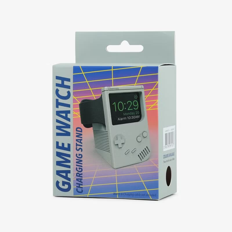 懷舊遊戲機 - Apple Watch手錶充電座 深灰/淺灰