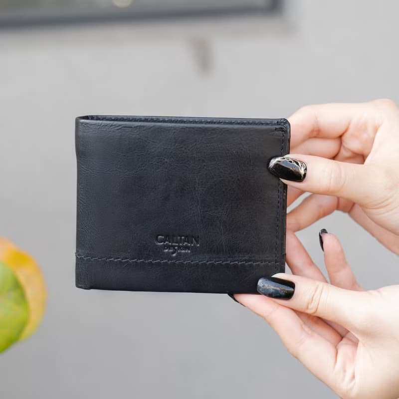 【24hr快速出貨】真皮三頁式零錢包短夾 075137 三色 母錢包