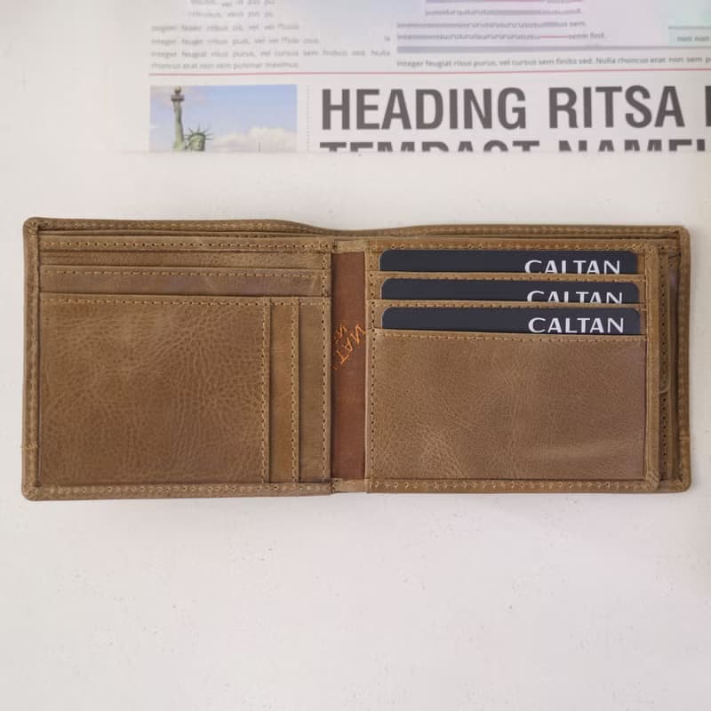 【24hr快速出貨】真皮三頁式零錢包短夾 075137 三色 母錢包