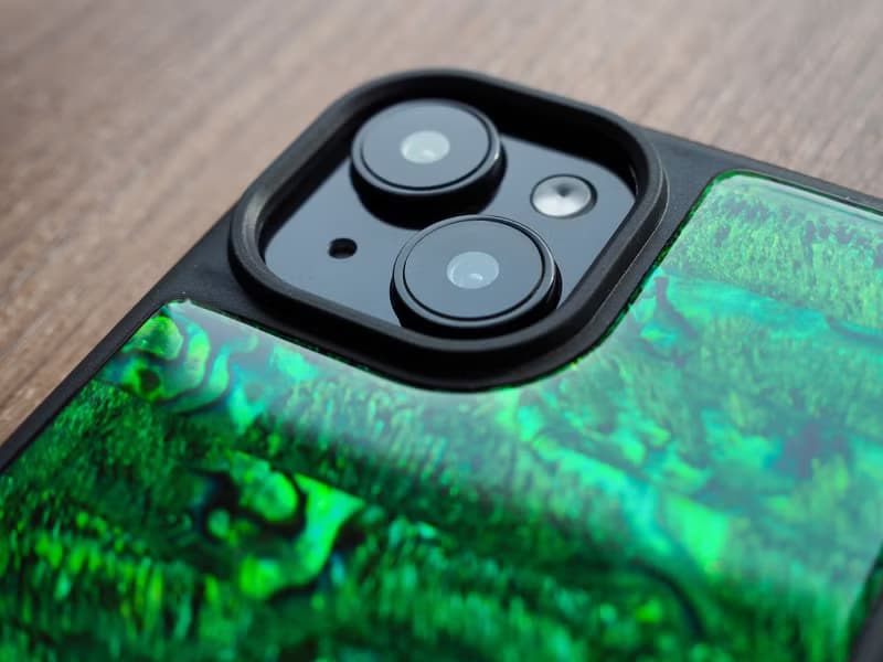 綠色 鮑魚貝殼 手工手機殼 適用iPhone16,15,14,13,12,11 Pro Max