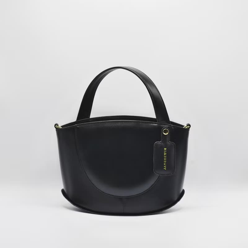 真皮 水桶包 Merry Bucket Tote - Black