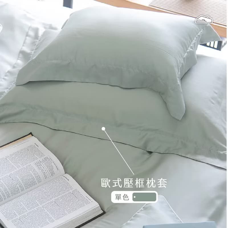 【OLIVIA 】DR9000湖水綠Pure100支天絲 床包枕套組/床包被套組
