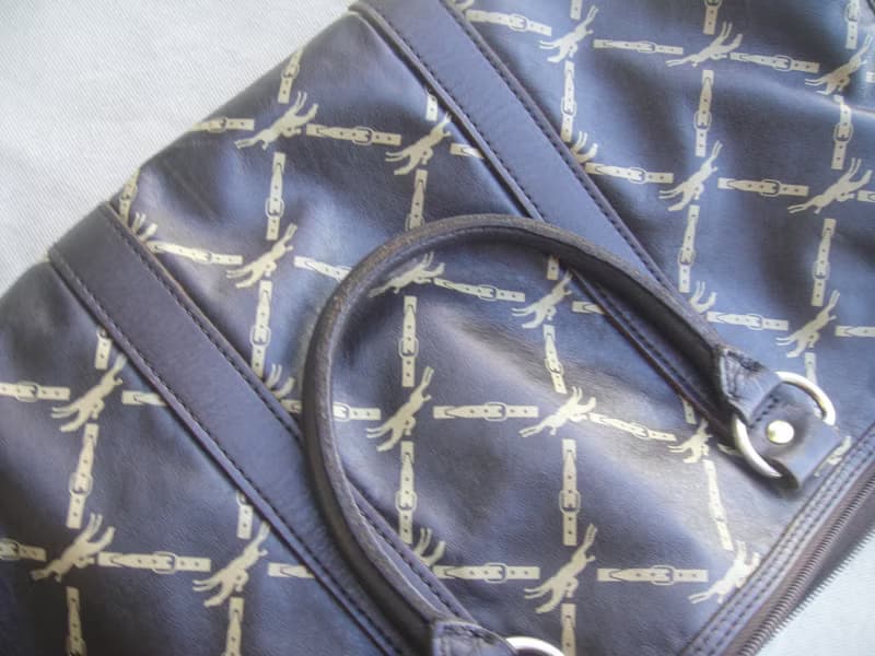 【老時光 OLD-TIME】早期二手老包法國製LONGCHAMP波士頓包