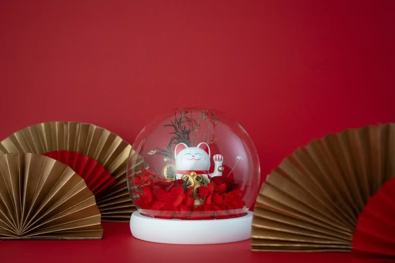 吉利花園招財貓