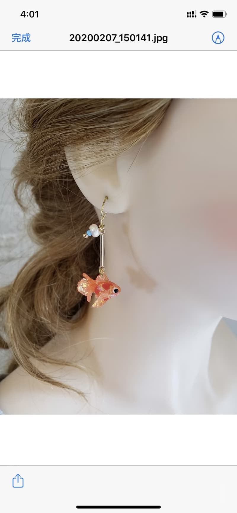 小金魚.小金魚扇.耳針.耳夾