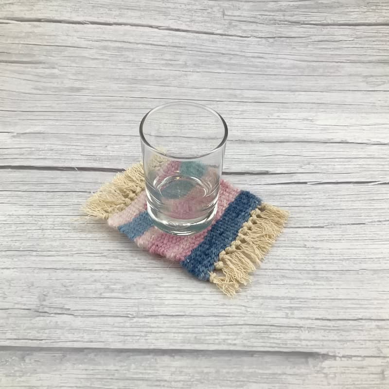 漫天彩霞—梭織杯墊/飾品墊/珍品墊—純手工製作