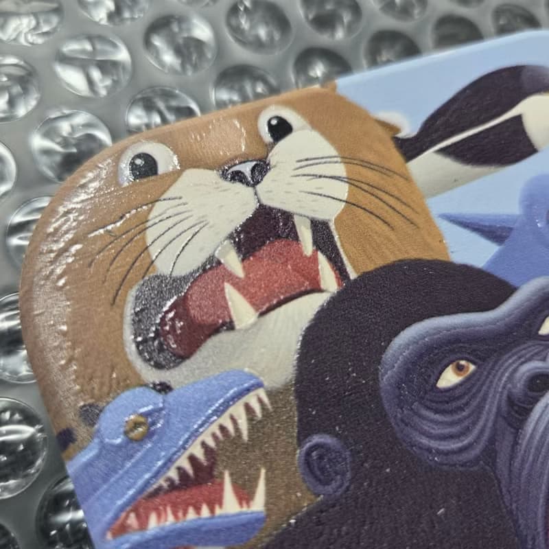 動物也瘋狂 晶雕陶瓷吸水杯墊