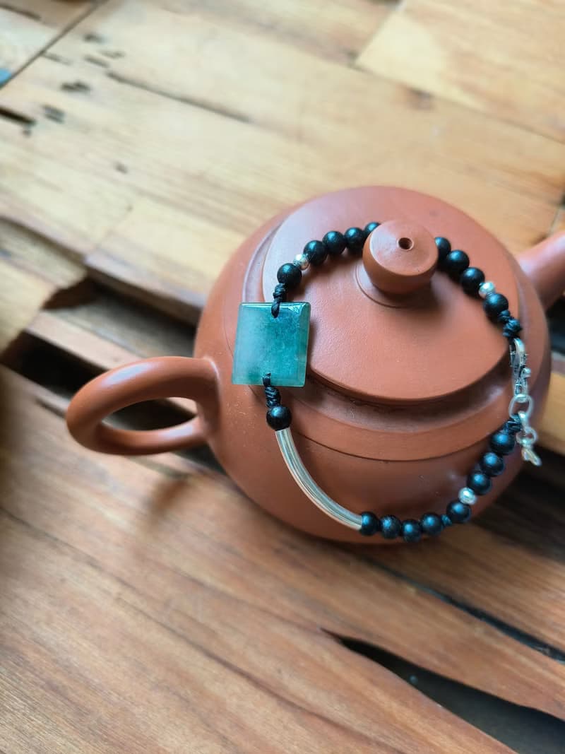 -無事最福-設計款翡翠無事牌手鍊-平安即福-護身轉運推薦1