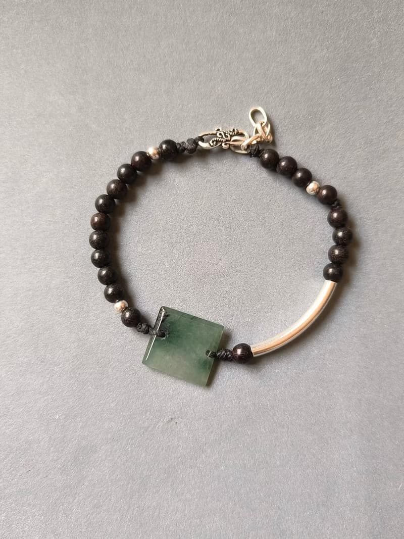 -無事最福-設計款翡翠無事牌手鍊-平安即福-護身轉運推薦1