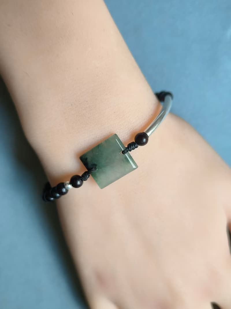 -無事最福-設計款翡翠無事牌手鍊-平安即福-護身轉運推薦1