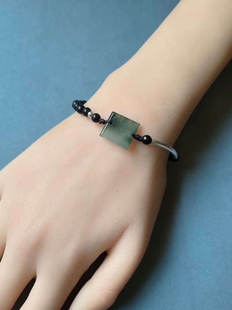 -無事最福-設計款翡翠無事牌手鍊-平安即福-護身轉運推薦1