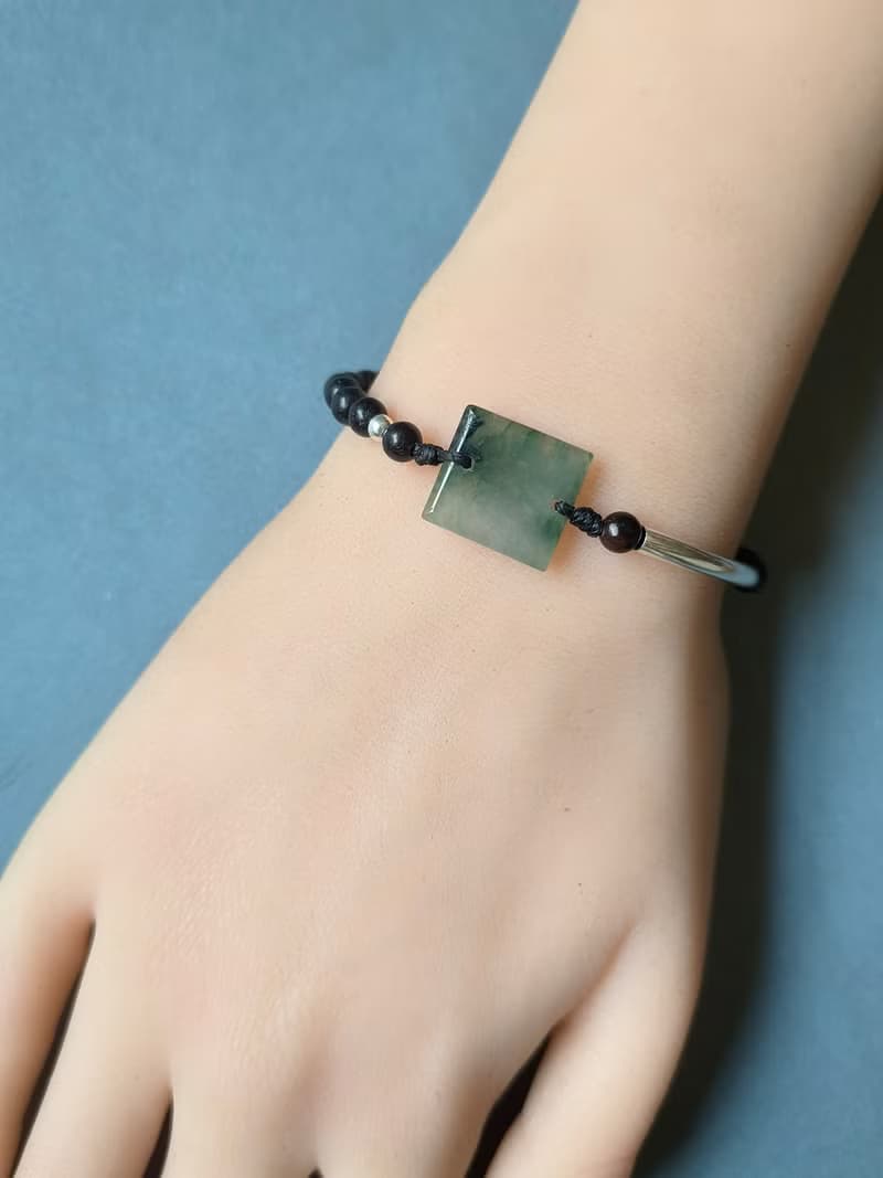 -無事最福-設計款翡翠無事牌手鍊-平安即福-護身轉運推薦1