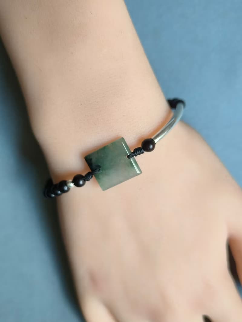 -無事最福-設計款翡翠無事牌手鍊-平安即福-護身轉運推薦1
