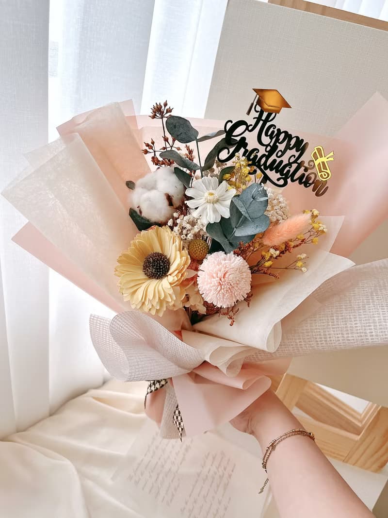 心之所向 太陽花畢業花束 擴香