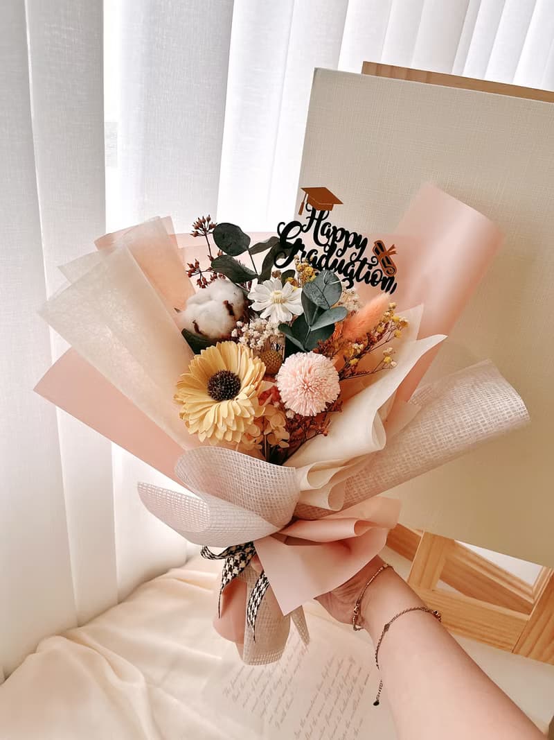 心之所向 太陽花畢業花束 擴香