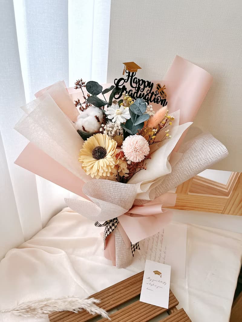 心之所向 太陽花畢業花束 擴香