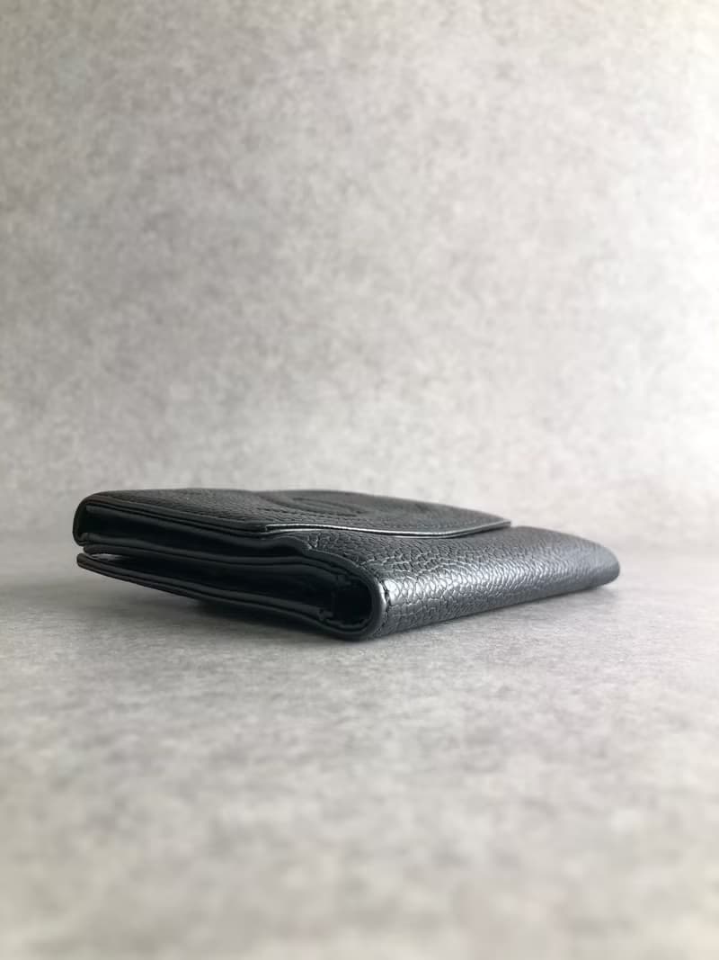 【 日本直送　名牌中古包 】CHANEL シャネル 財布 ブラック ココマーク レザー 2つ折り vintage ヴィンテージ オールド twdca6
