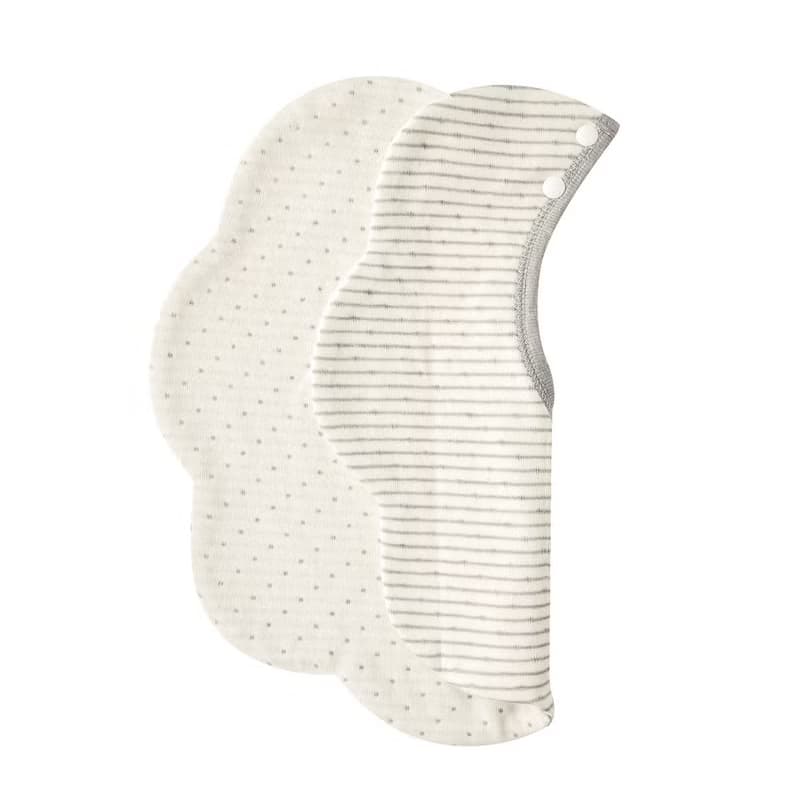 【SISSO有機棉】灰米點點二重織圍兜