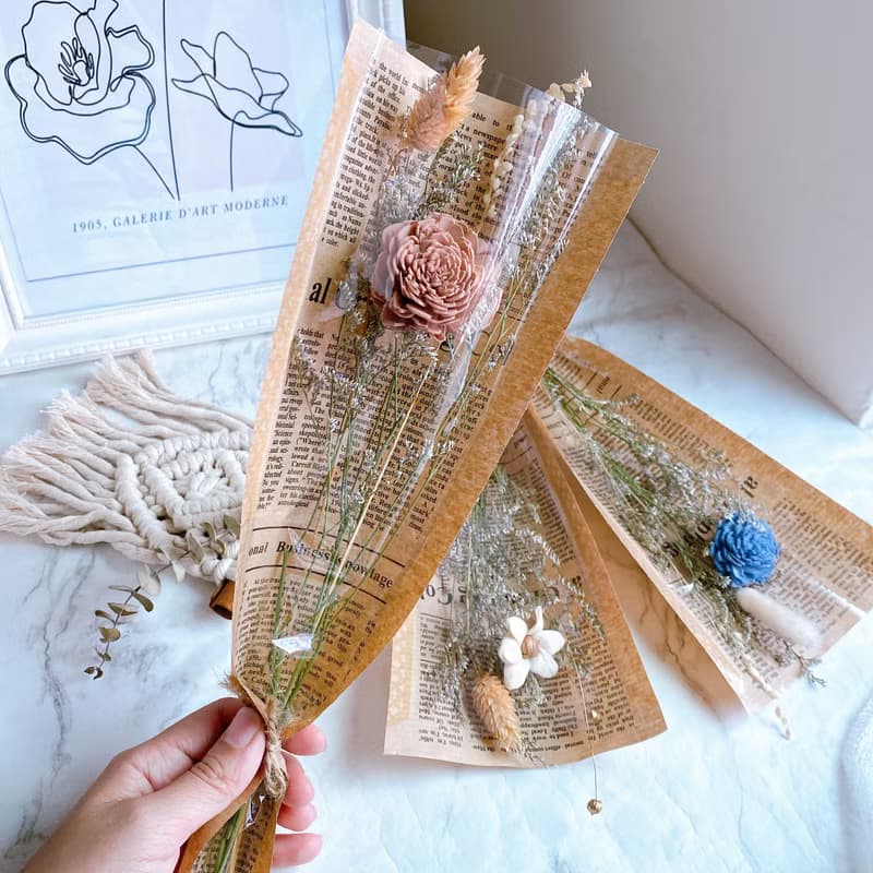 (快速出貨)乾燥花 索拉花 花束 擴香 畢業 拍照道具 教師節 送禮