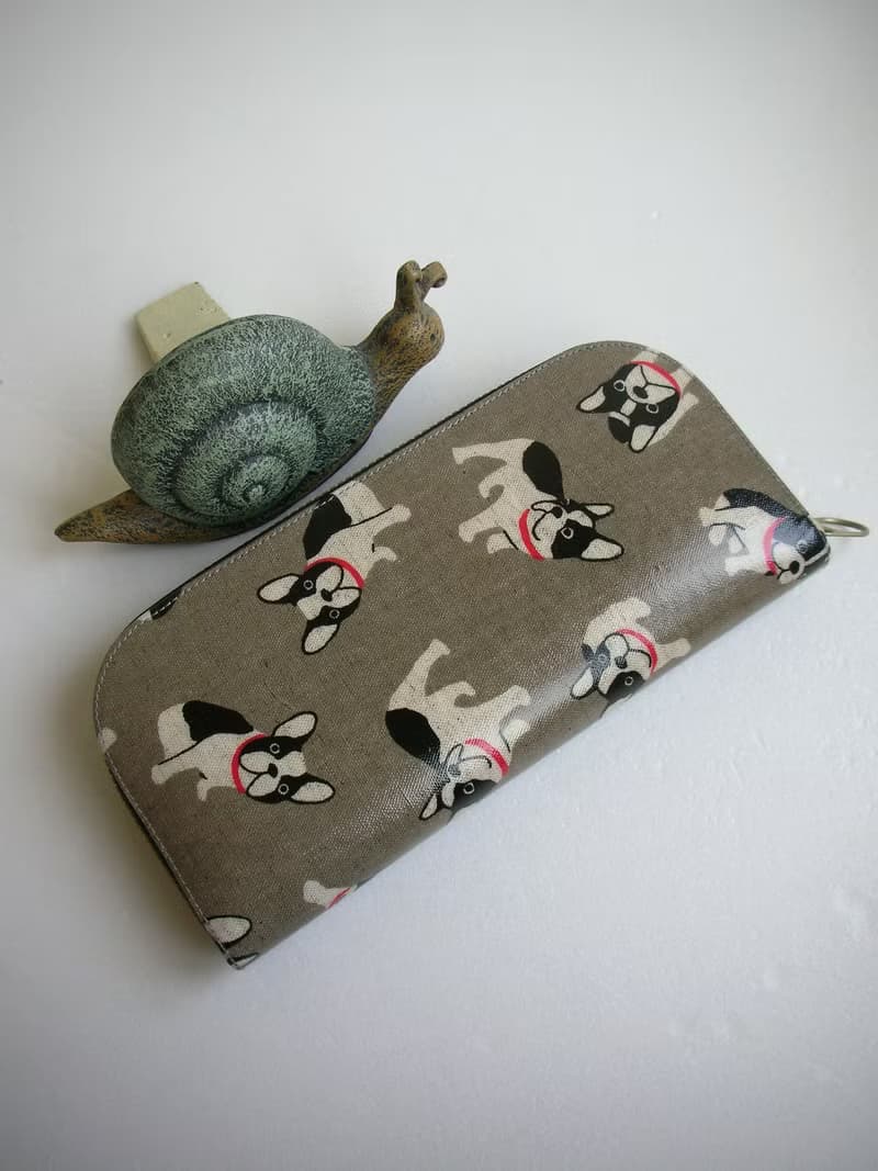 法鬥萌犬防水布-長夾/皮夾/零錢包/禮物