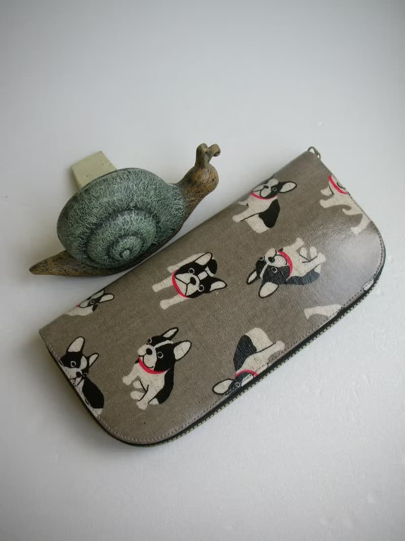 法鬥萌犬防水布-長夾/皮夾/零錢包/禮物