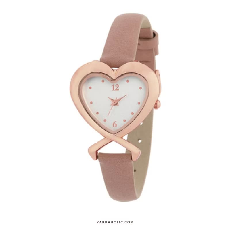 母親節禮物 免運 復古 Heart Watch 女裝 心形手錶 心心錶 愛心