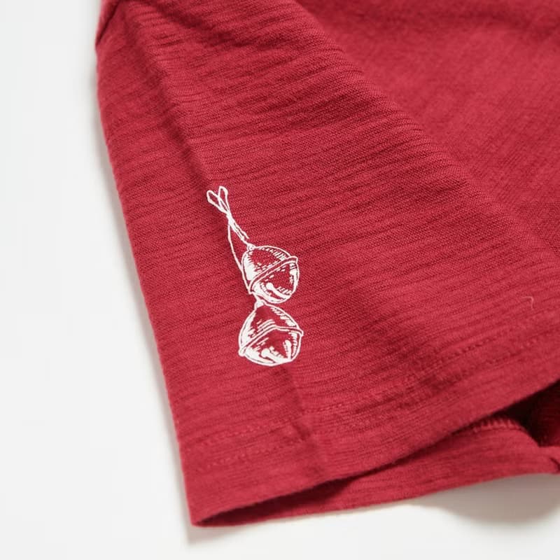 江戶勝 日系 女裝 招財貓短袖T恤(暗桔色) #上衣