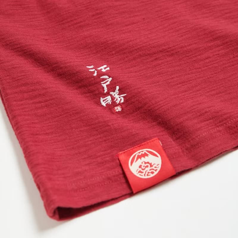 江戶勝 日系 女裝 招財貓短袖T恤(暗桔色) #上衣