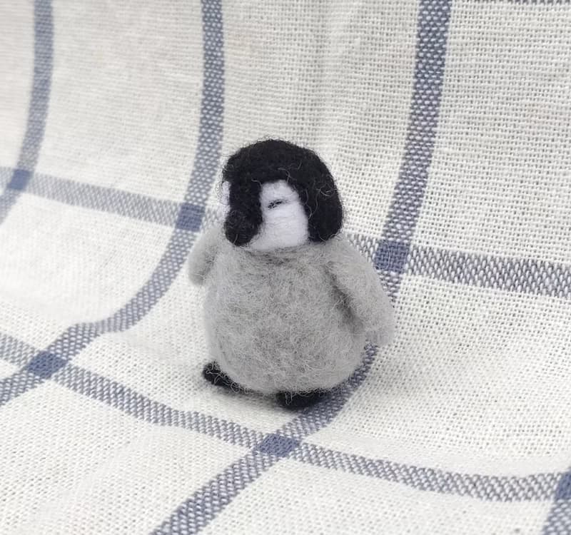羊毛氈  細小 小物 動物 企鵝 寶寶 鑰匙圈 鎖匙扣