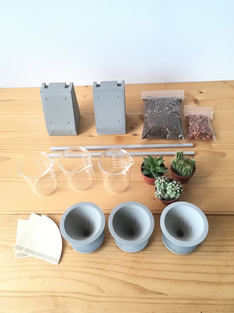 【咖啡時光】 迷你仙人掌DIY 手沖咖啡架縮小版 咖啡館開幕禮