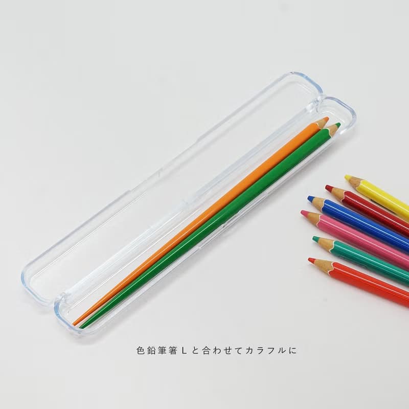 Transparent Clear Chopsticks L-size 24cm Cutlery Bentobox Gift  Made In Japan