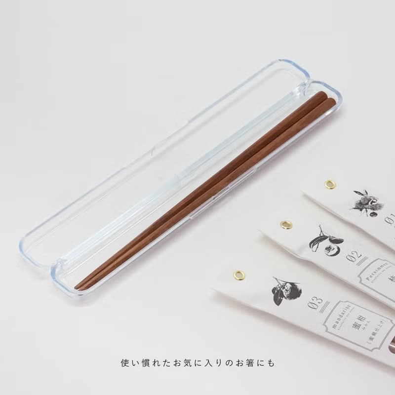 Transparent Clear Chopsticks L-size 24cm Cutlery Bentobox Gift  Made In Japan