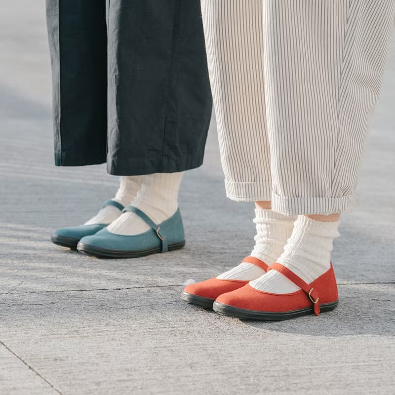 日本高人氣熱銷【公主日】 栗紅 百搭瑪莉珍 穿搭慢時尚