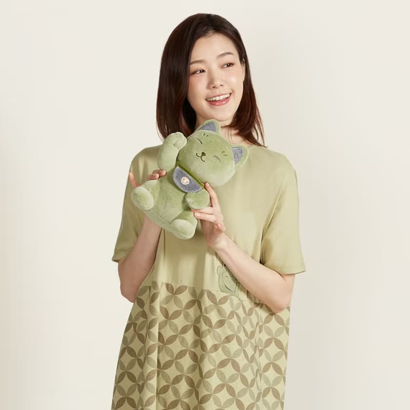 招財貓小玩偶-抹茶綠