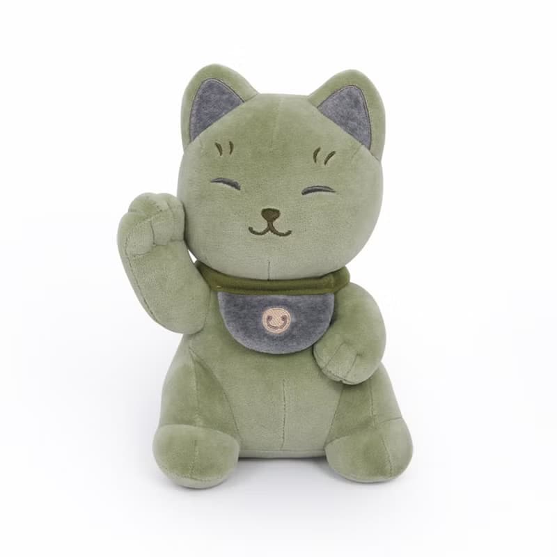 招財貓小玩偶-抹茶綠