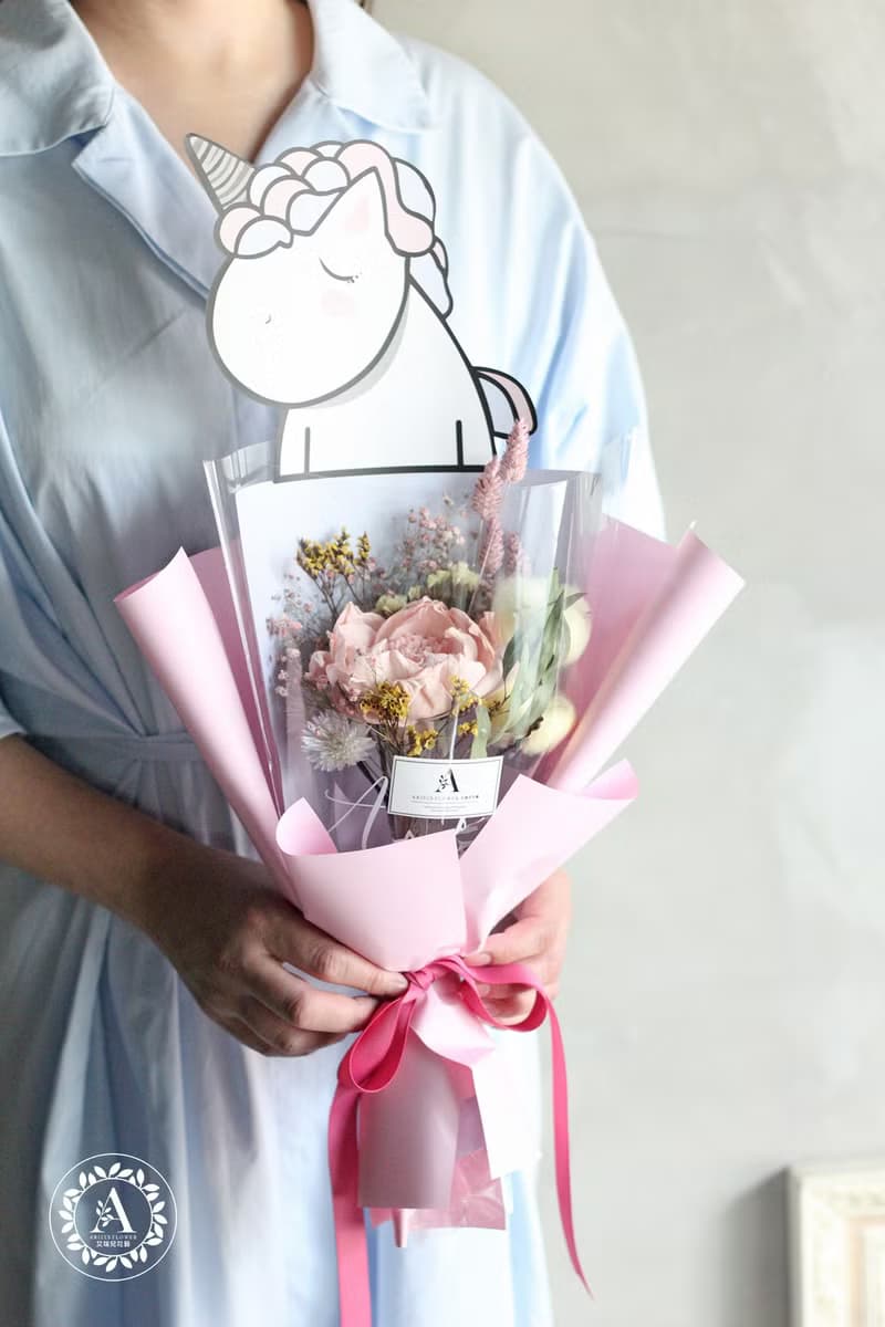 畢業花禮 / 乾燥花系列 / 夢幻獨角獸花束