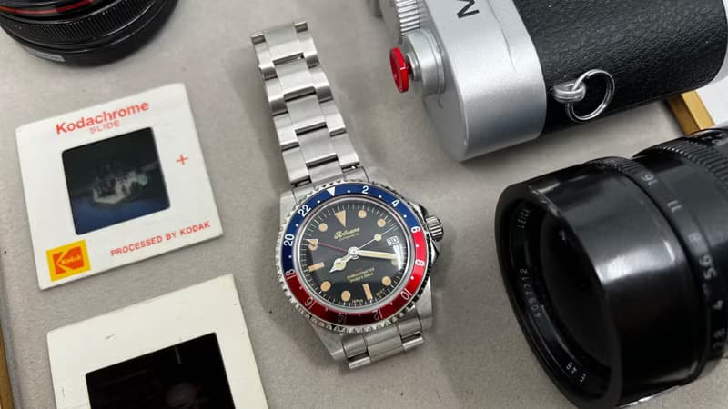 Artisane 復古風蠔式全自動 GMT 潛水錶, 兩地時計手錶, Watches