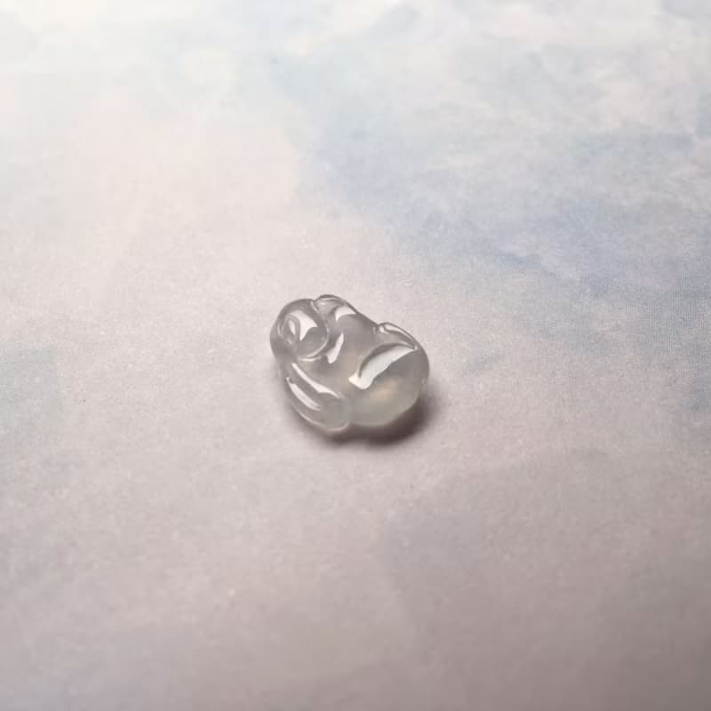 【錢兔似錦】高冰種翡翠兔子 | 戒面| 裸石|天然緬甸A貨翡翠|送禮