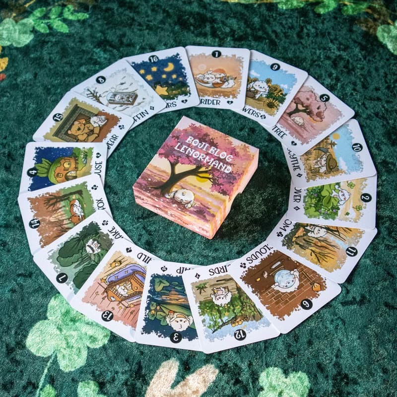 啵嘰部落格雷諾曼卡牌 Boji Blog Lenormand